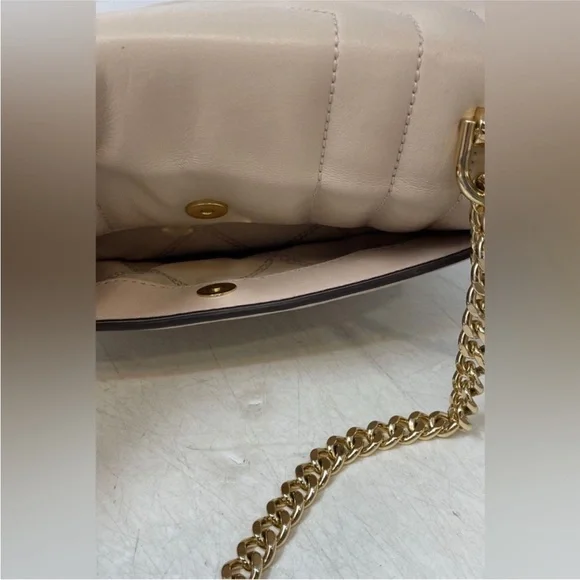 Michael Kors Beige Quilted Shoulder Bag - Picture 8 of 8